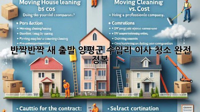 ✨ 반짝반짝 새 출발! 양평군 수입리 이사 청소 완전 정복 ✨